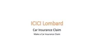 Make a Car Insurance Claim Easily