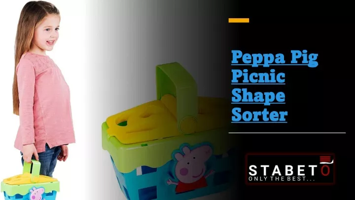 peppa pig picnic shape sorter