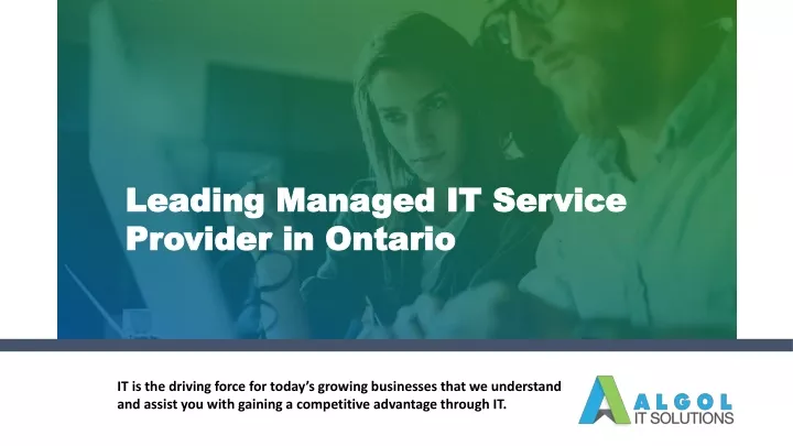 leading managed it service provider in ontario