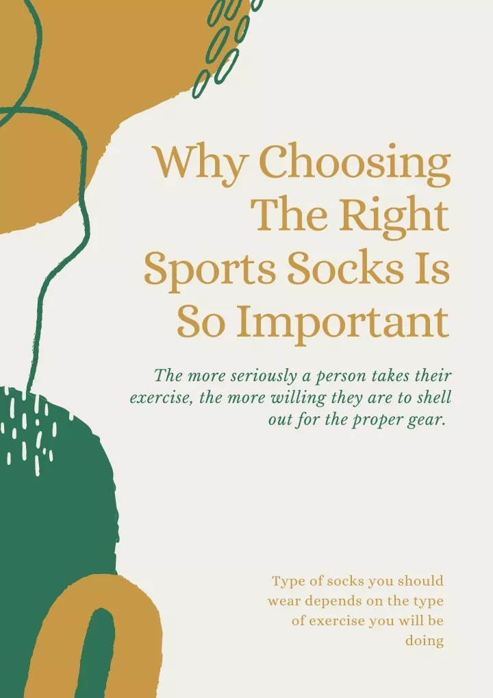 why choosing the right sports socks
