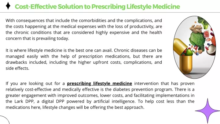 cost effective solution to prescribing lifestyle