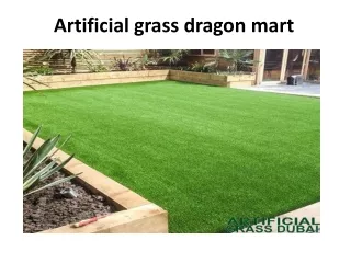 artificial grass dragon mart