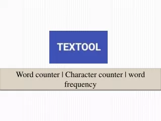 word counter character counter word frequency