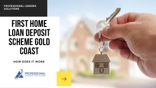 First Home Loan Deposit Scheme Gold Coast