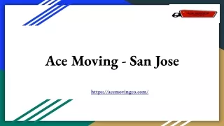 Moving San jose
