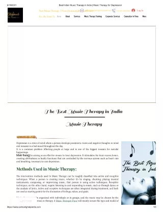 “Music Therapist” | Best Music Therapy in Pune | Santosh Ghatpande