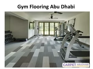 gym flooring abu dhabi