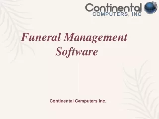 Funeral Home Software - Mac Funeral Software Products