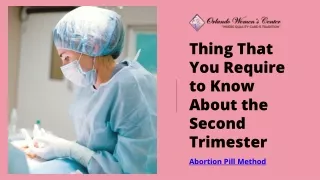thing that you require to know about the second