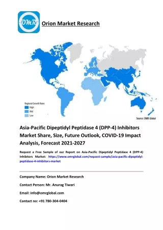 Asia-Pacific Dipeptidyl Peptidase 4 (DPP-4) Inhibitors Market Share, Size, Future Outlook, COVID-19 Impact Analysis, For