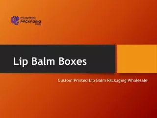 lip balm boxes