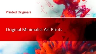 Original Minimalist Art Prints - PrintedOriginals