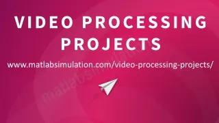 video processing projects