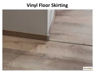 vinyl floor skirting