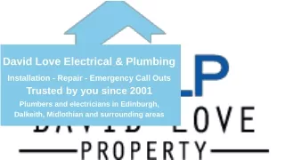 David Love Electrical & Plumbing - Recommended plumber and electrician in Edinbu