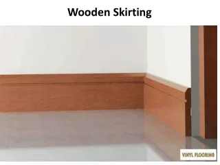 wooden skirting