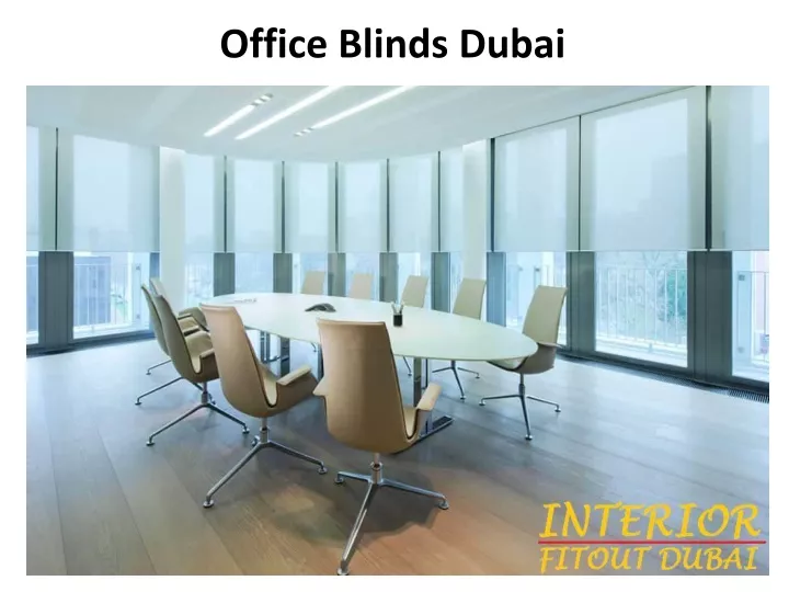 office blinds dubai
