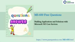 ms 600 free questions ms 600 free questions