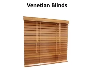 venetian blinds