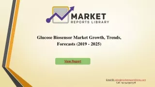 Glucose Biosensor Market