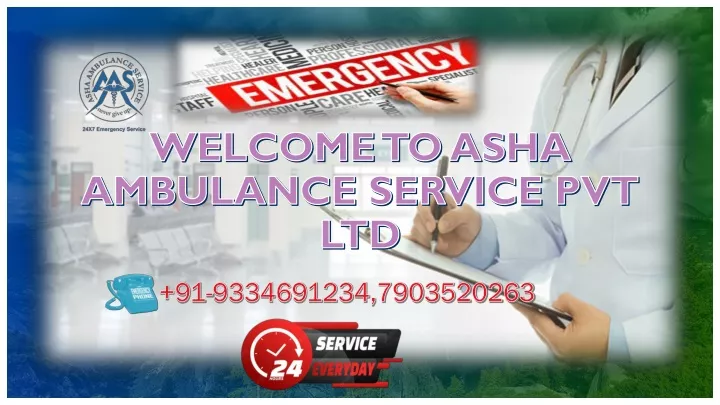 welcome to asha ambulance service pvt ltd