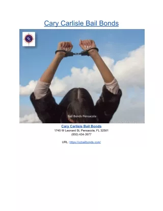 cary carlisle bail bonds