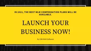 MLM compensation plan software