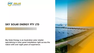 Solar Company Sydney