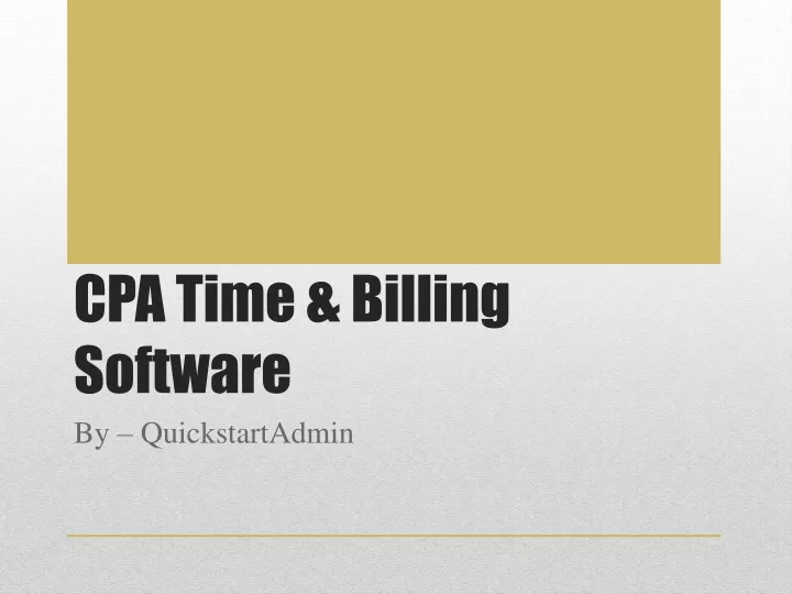 cpa time billing software