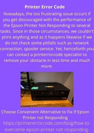 printer error code