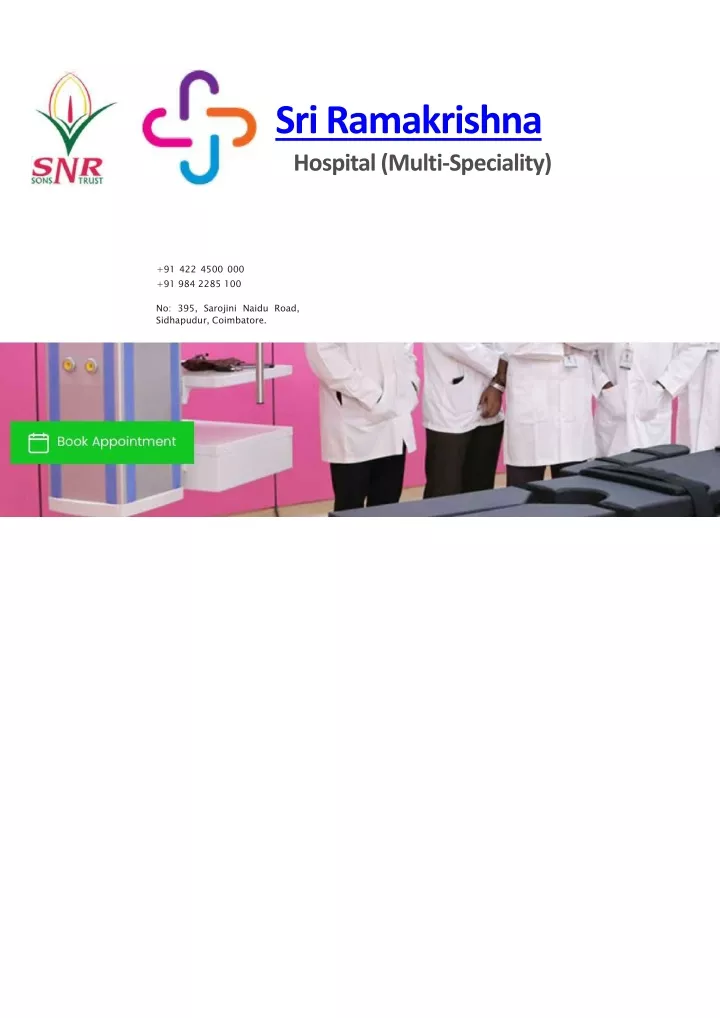 s ri r amakrishna hospital multi speciality