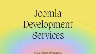 Joomla Development Services