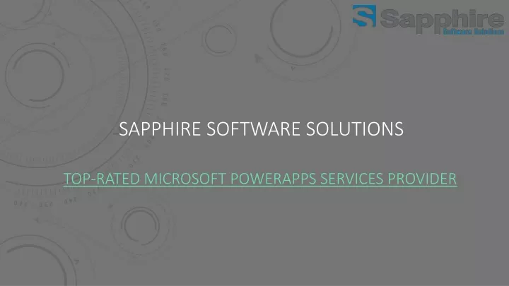 sapphire software solutions