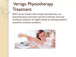 Vertigo & massage therapy