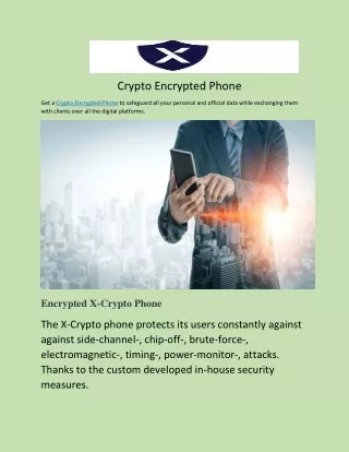 Crypto Encrypted Phone