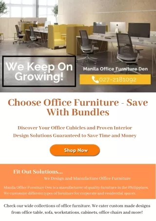 Choose Perfect Office Furniture Collection