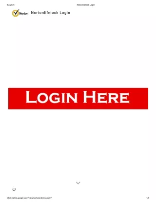 Create your Norton Lifelock Login Account