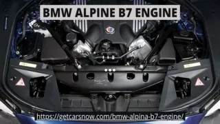BMW Alpina B7 Engine