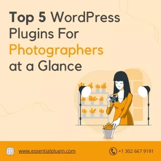 top 5 wordpress plugins for photographers