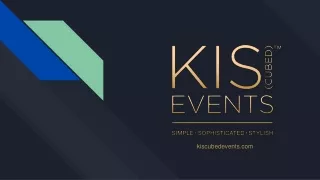 KIS CUBED EVENTS - ATLANTA’S BEST EVENT PLANNER