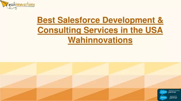 best salesforce development consulting services in the usa wahinnovations