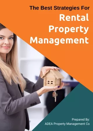The Best Strategies For Rental Property Management