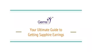Your Ultimate Guide to Buy Sapphire Earrings