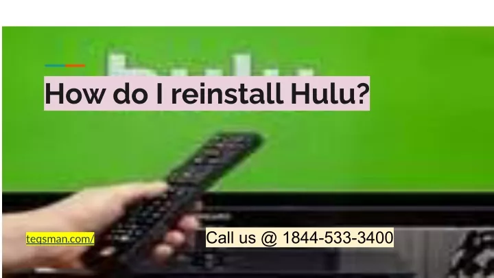 how do i reinstall hulu