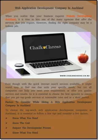 web application development company in auckland