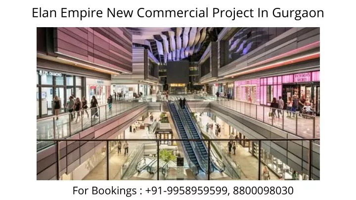 elan empire new commercial project in gurgaon