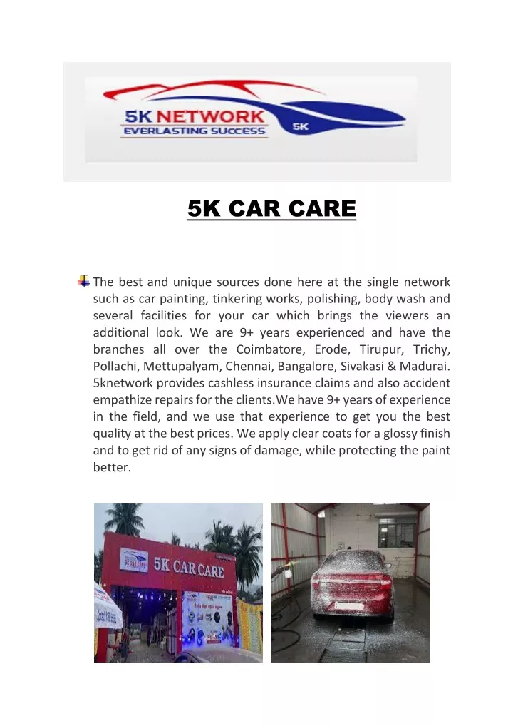 5k car care