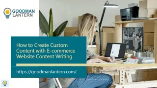 how to create custom content with e commerce website content writing