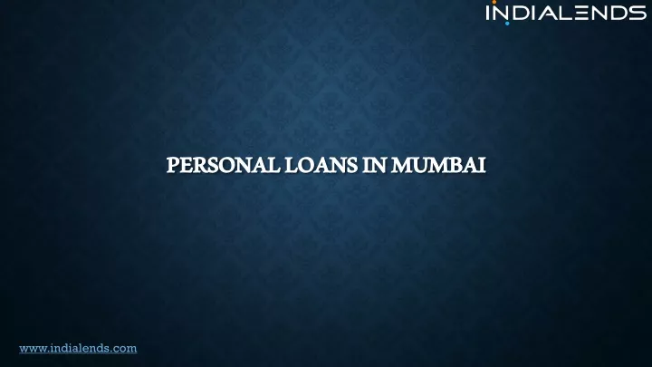 personal loans in mumbai