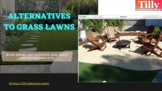 Check These alternatives To Your Expensive Grass Lawn